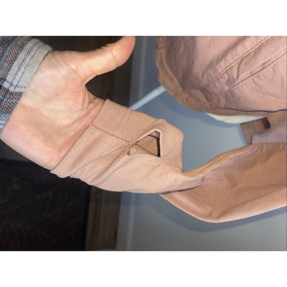 Free People Movement Full Zip Oversize Crop Hoodie Jacket Sweatshirt Sz S FLAW - Picture 11 of 16